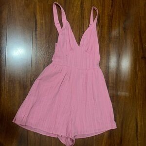 Pink American Eagle Romper